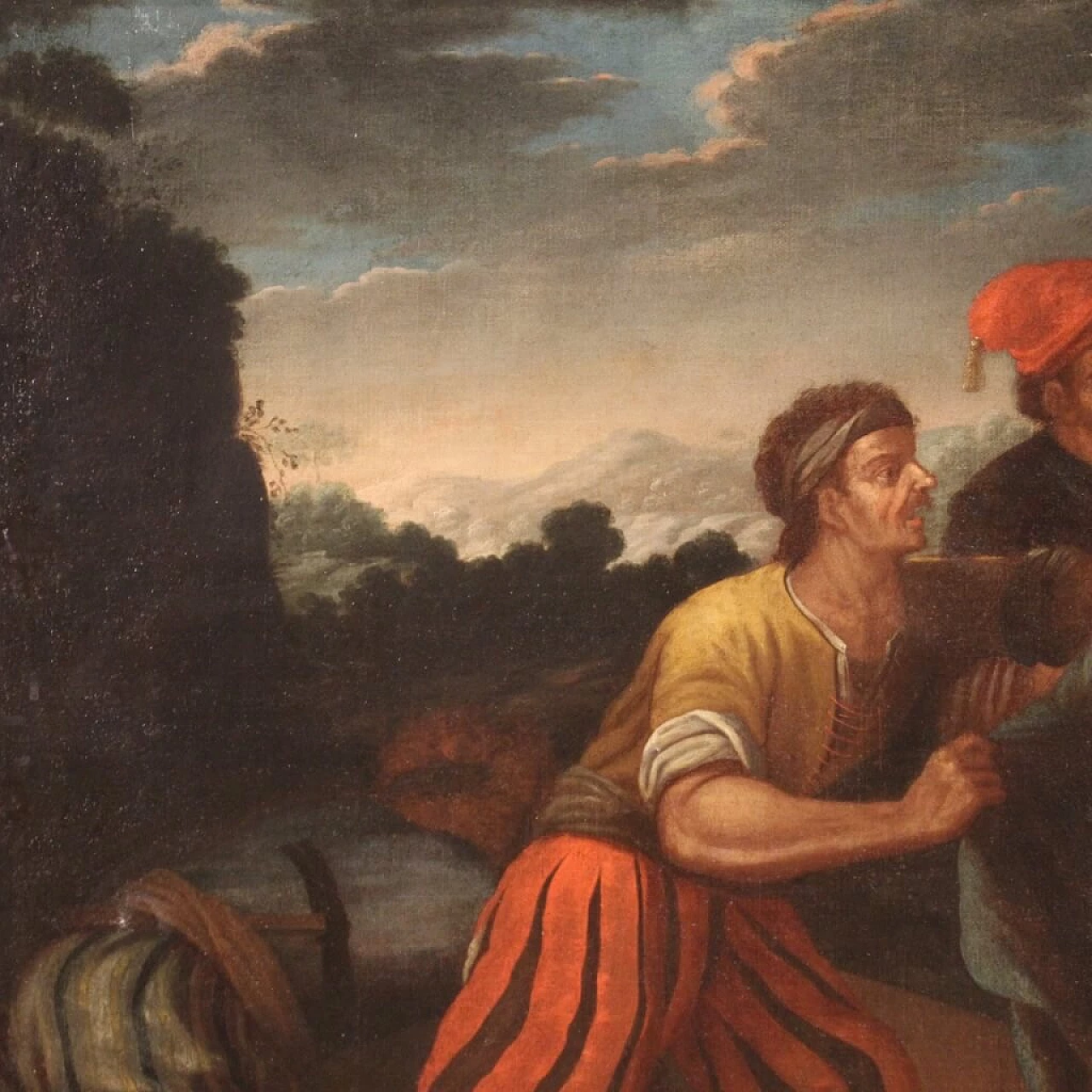 La passione di Cristo, olio su tela, '600 8