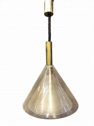 Murano glass chandelier by Carlo Nason for Mazzega, 1970s