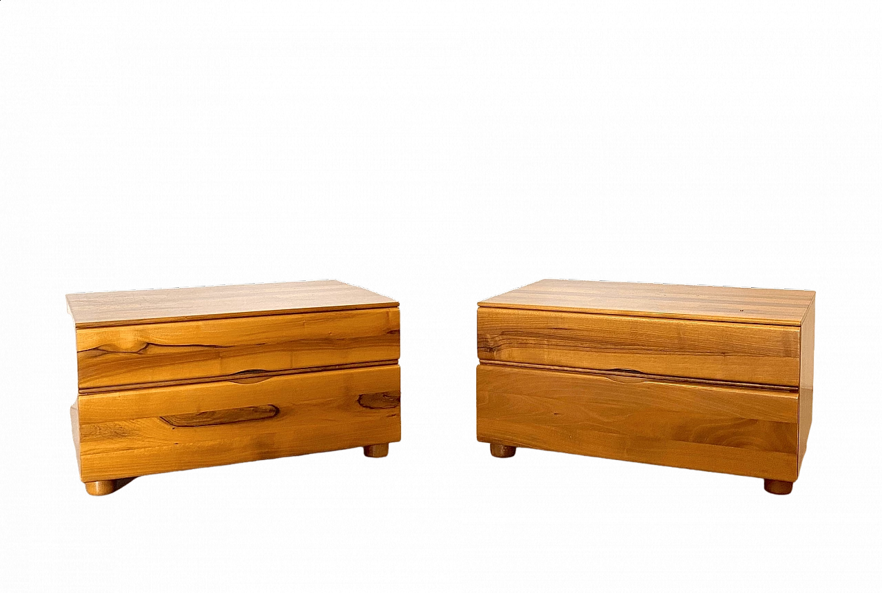 Pair of Mario Marenco bedside tables for Mobil Girgi, 1970s 17