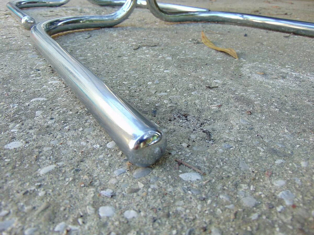 4 Sedie tubolari cromate di Gastone Rinaldi, anni '60 1