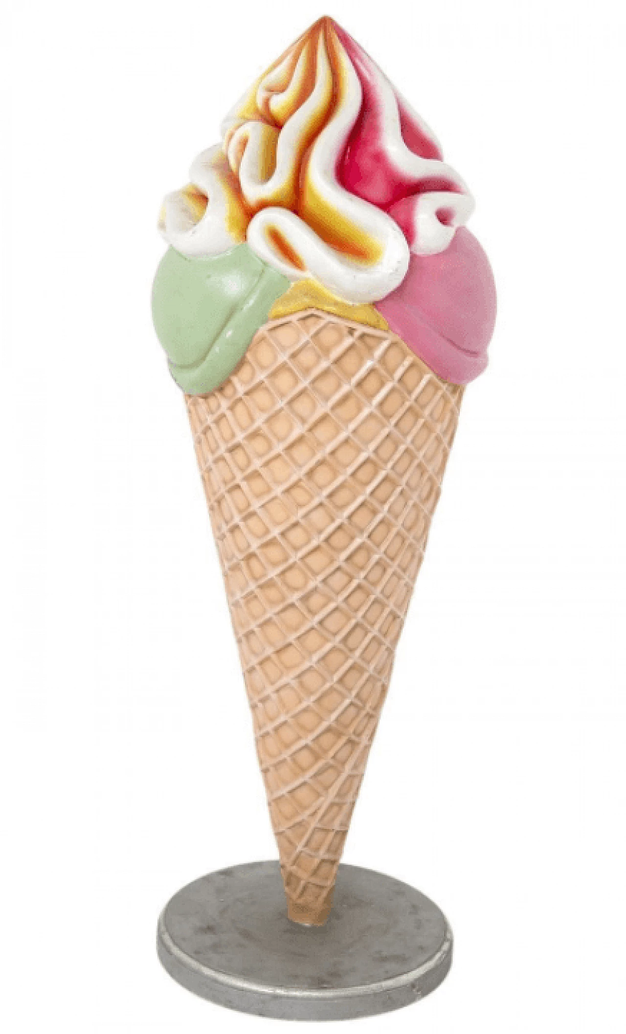 Statua a forma di gelato in resina, anni '60 2