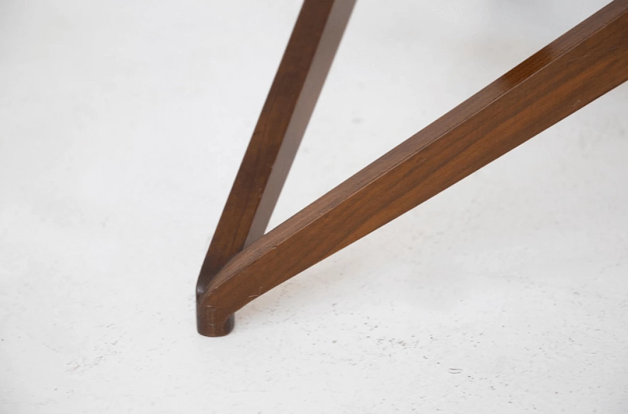 Coffee table in wood and glass by Angelo Ostuni, 1960s 5