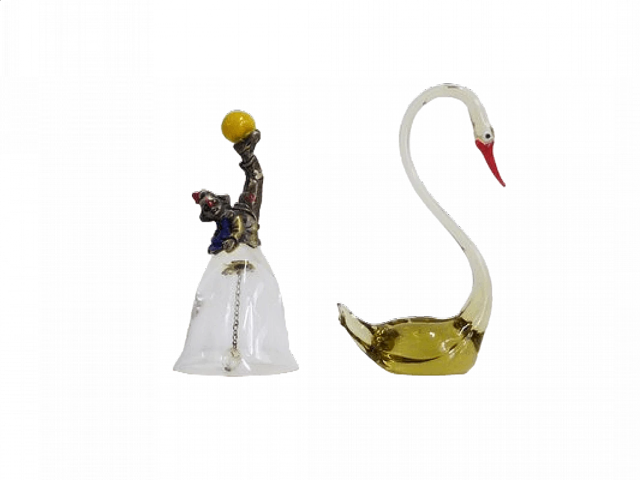 Pair of Murano glass objects, 1950s 1407224