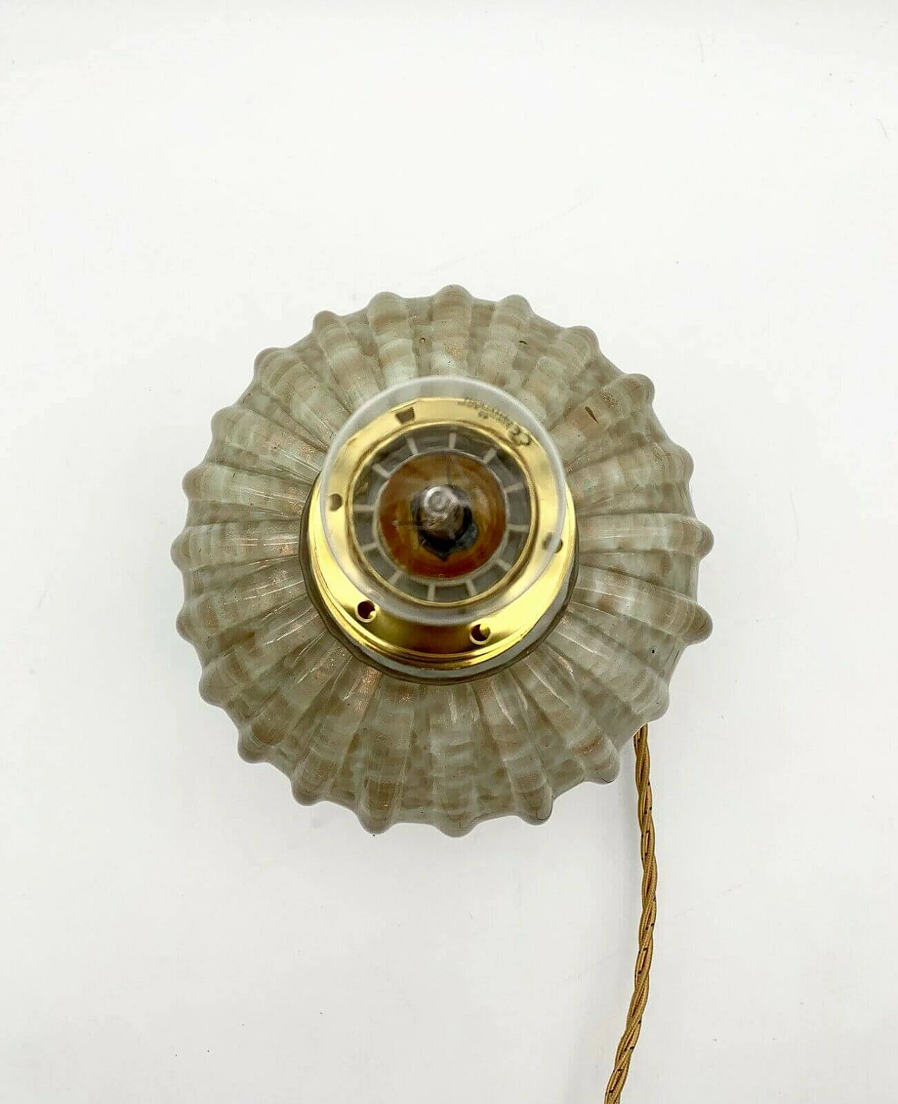 Coppia di abat-jour in vetro di murano, anni '50 2