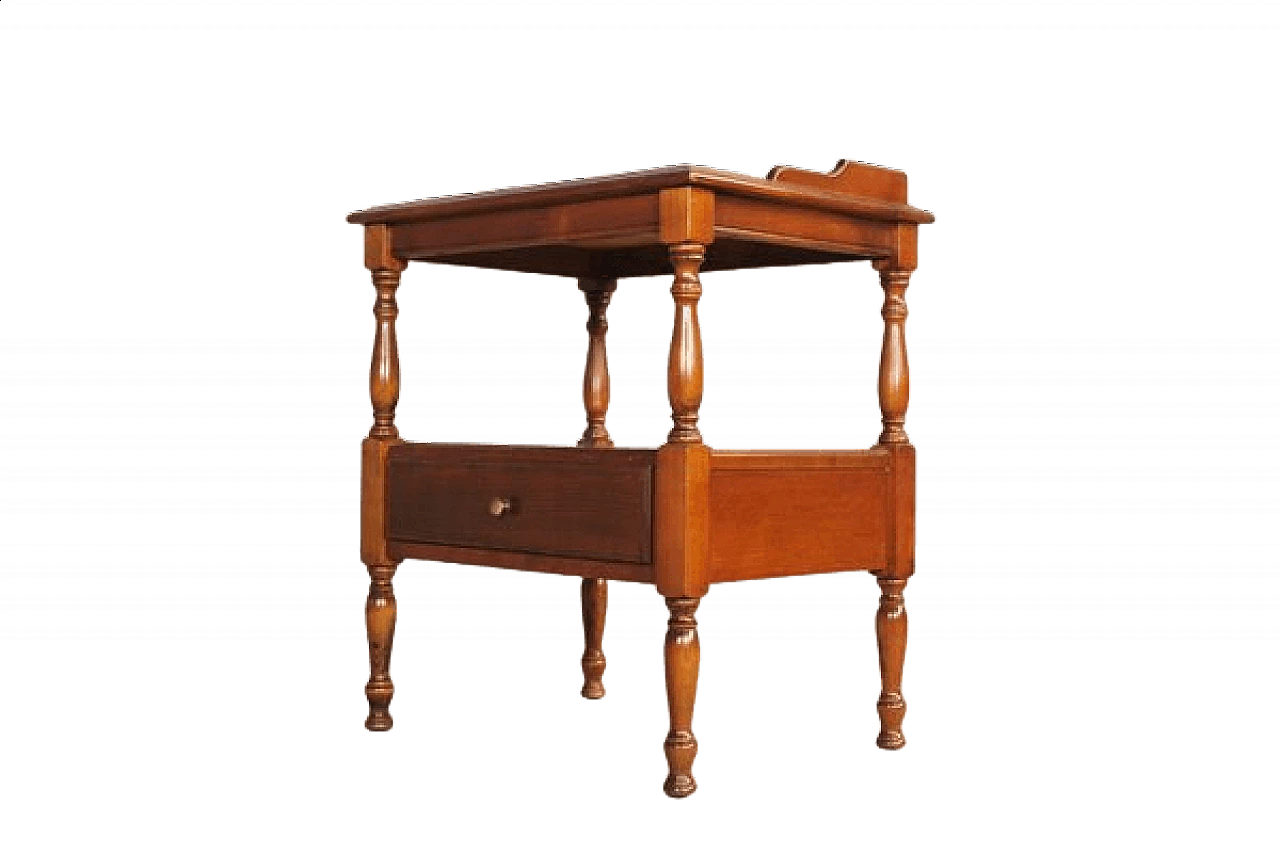 Cherry-stained beech coffee table, 1970s 10