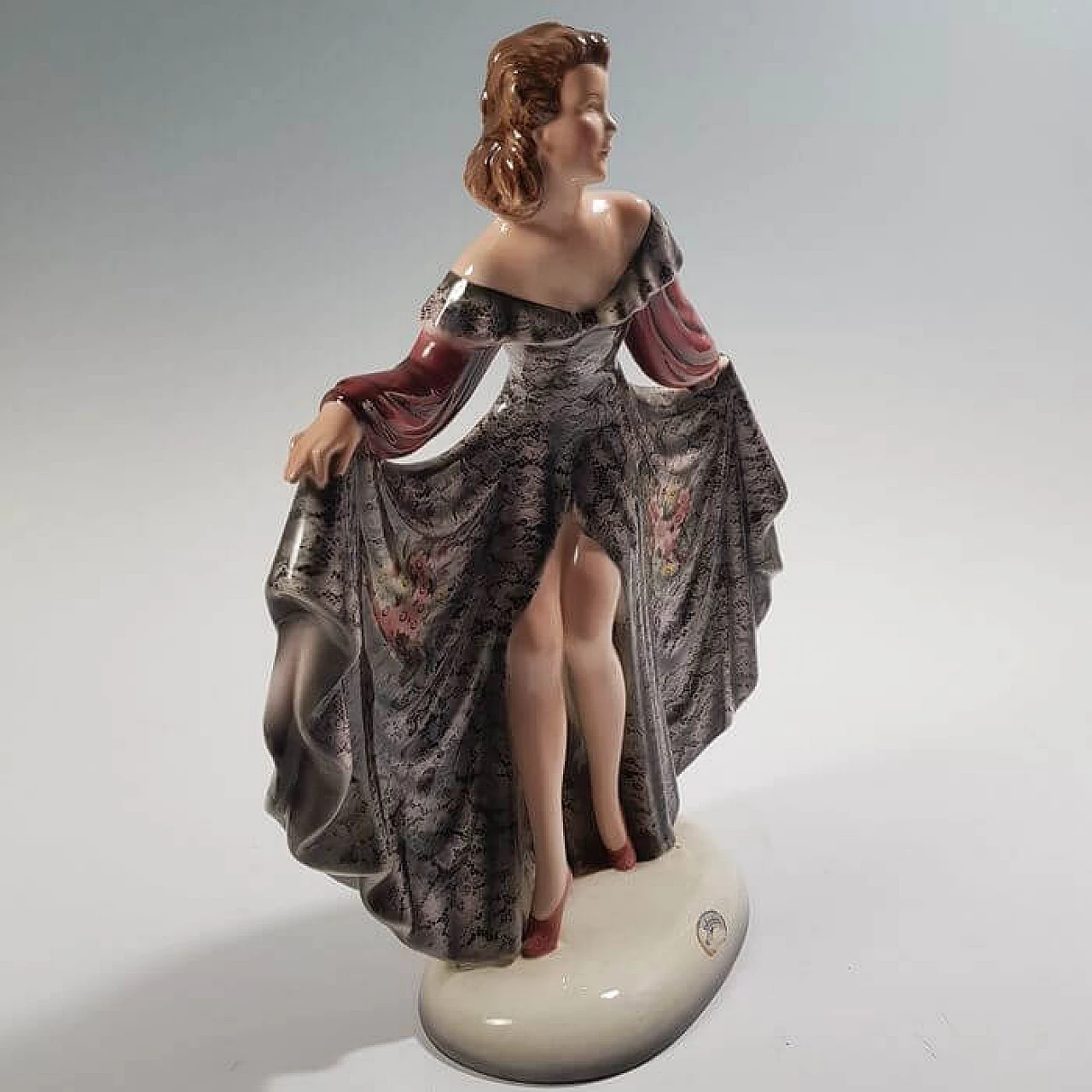 Scultura di ballerina in ceramica Goldscheider, anni '20 6