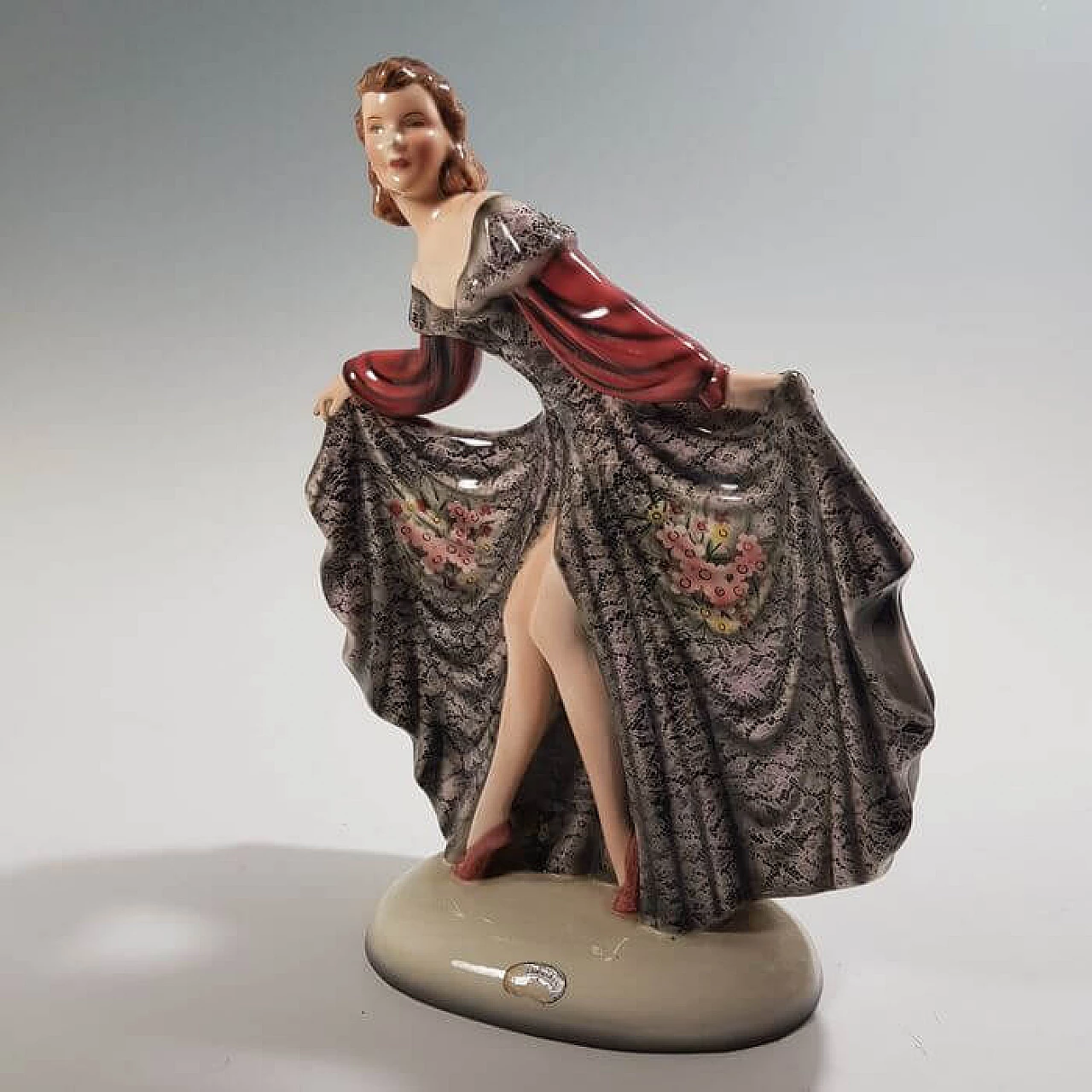 Goldscheider ceramic sculpture of a ballerina, 1920s 7