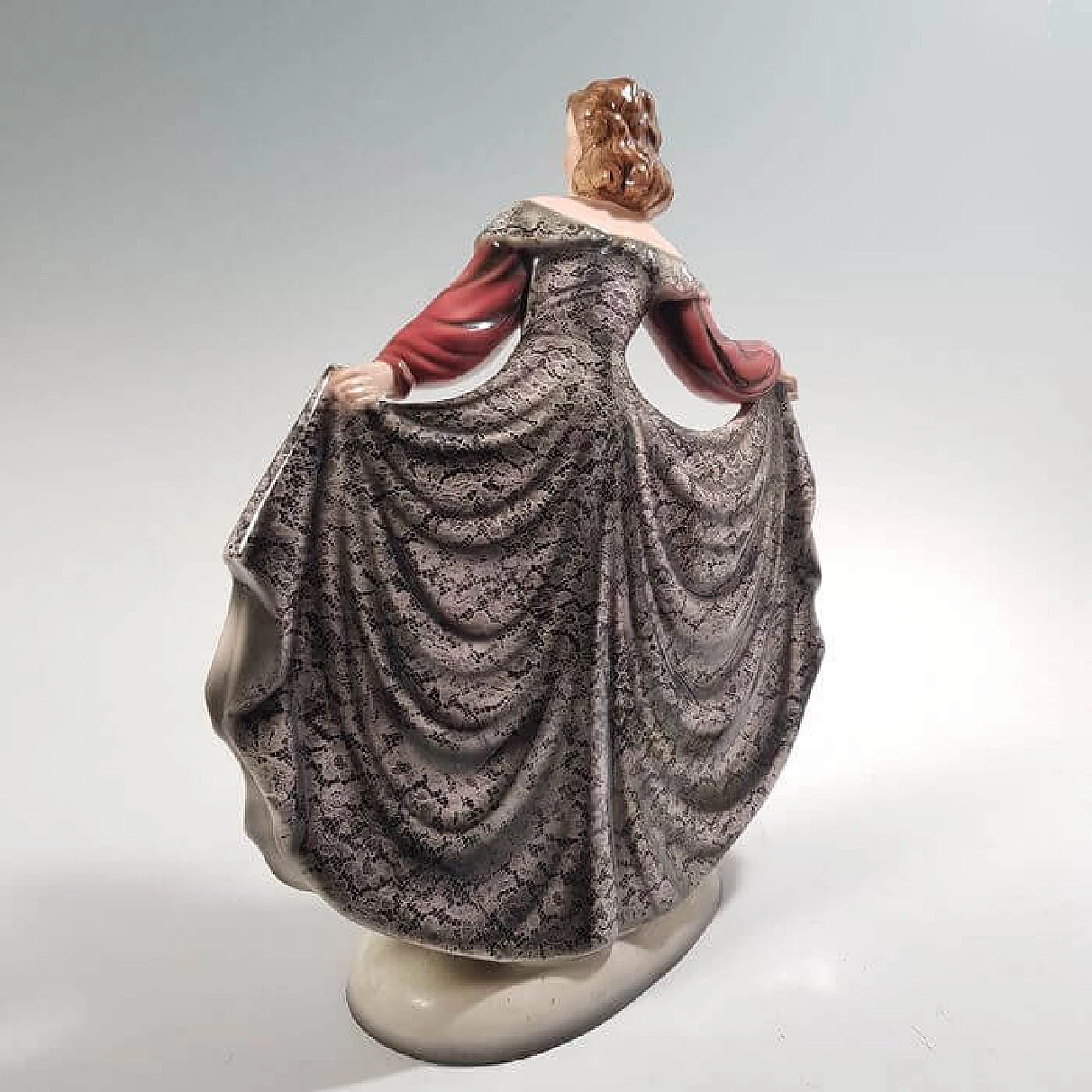 Goldscheider ceramic sculpture of a ballerina, 1920s 12