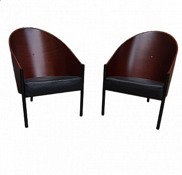 Pair of Pratfall armchairs by Philippe Starck for Driade, 1980s
