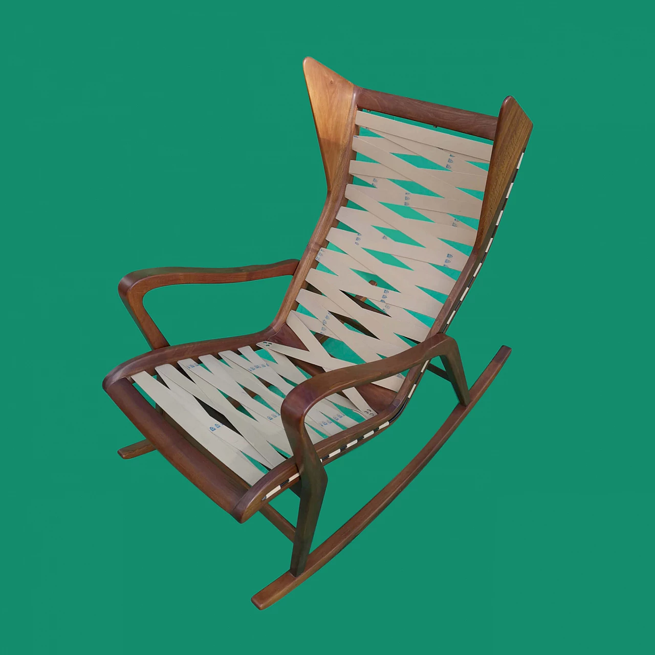 Rocking armchair 572 by Cassina, 1960s 6