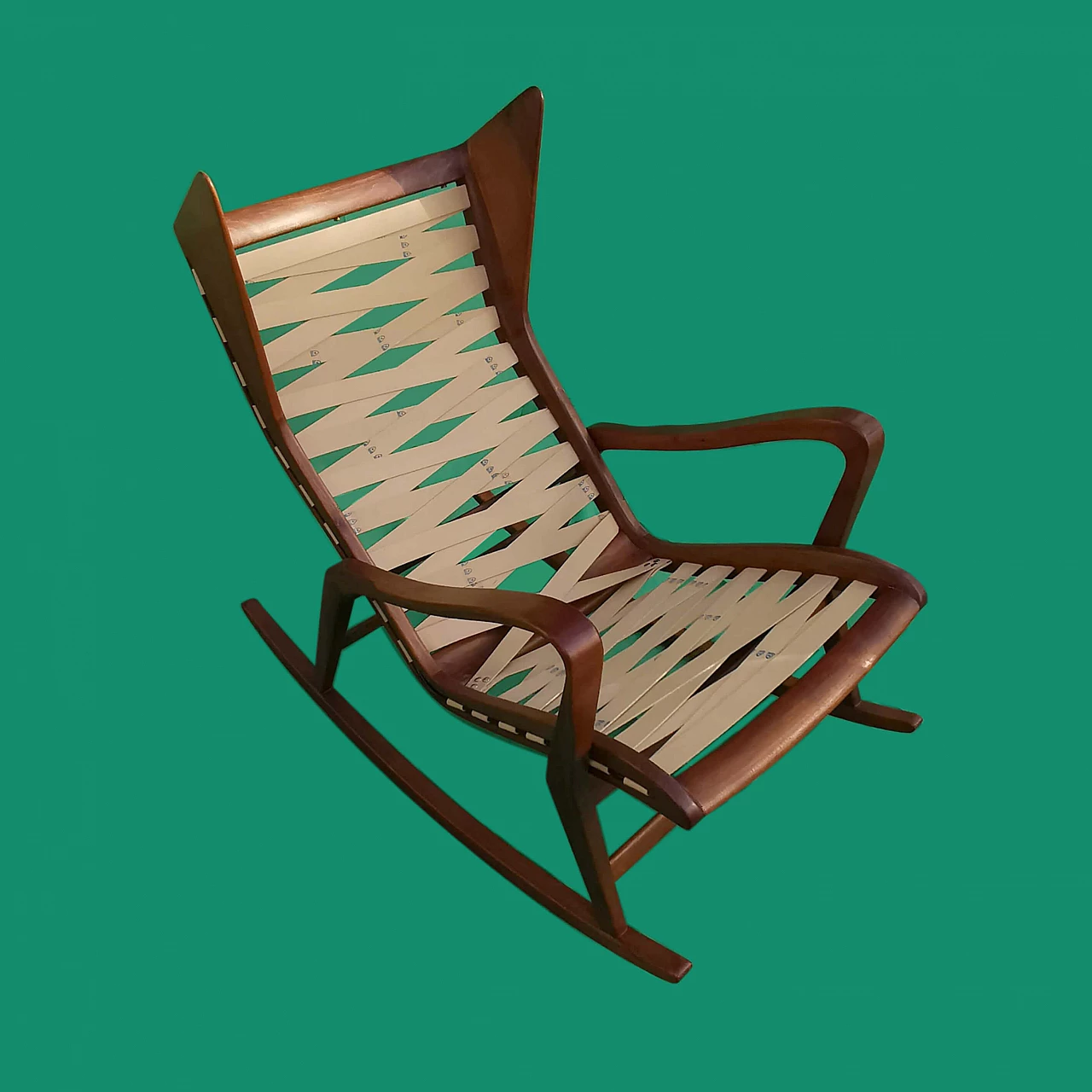 Rocking armchair 572 by Cassina, 1960s 9