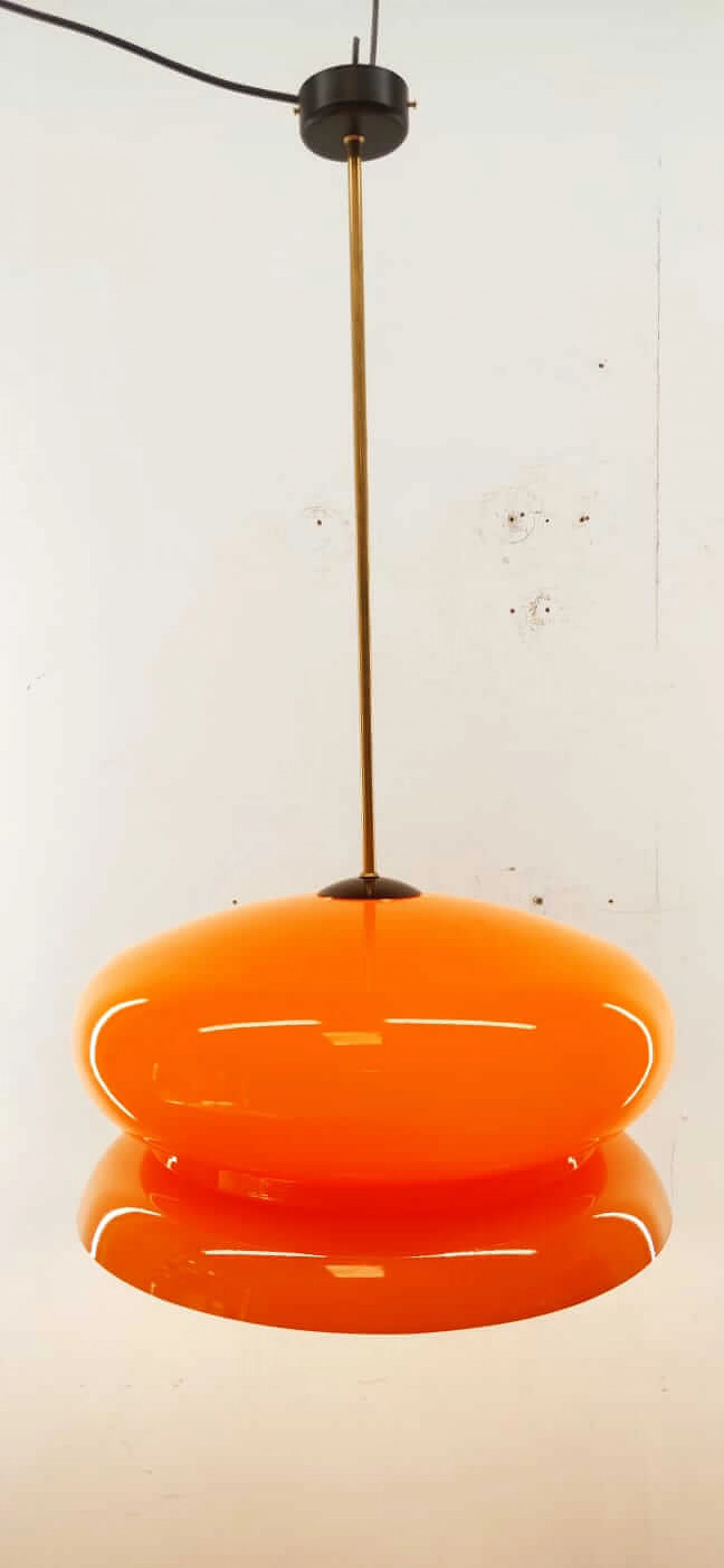 Polycarbonate dome chandelier, 1970s 3