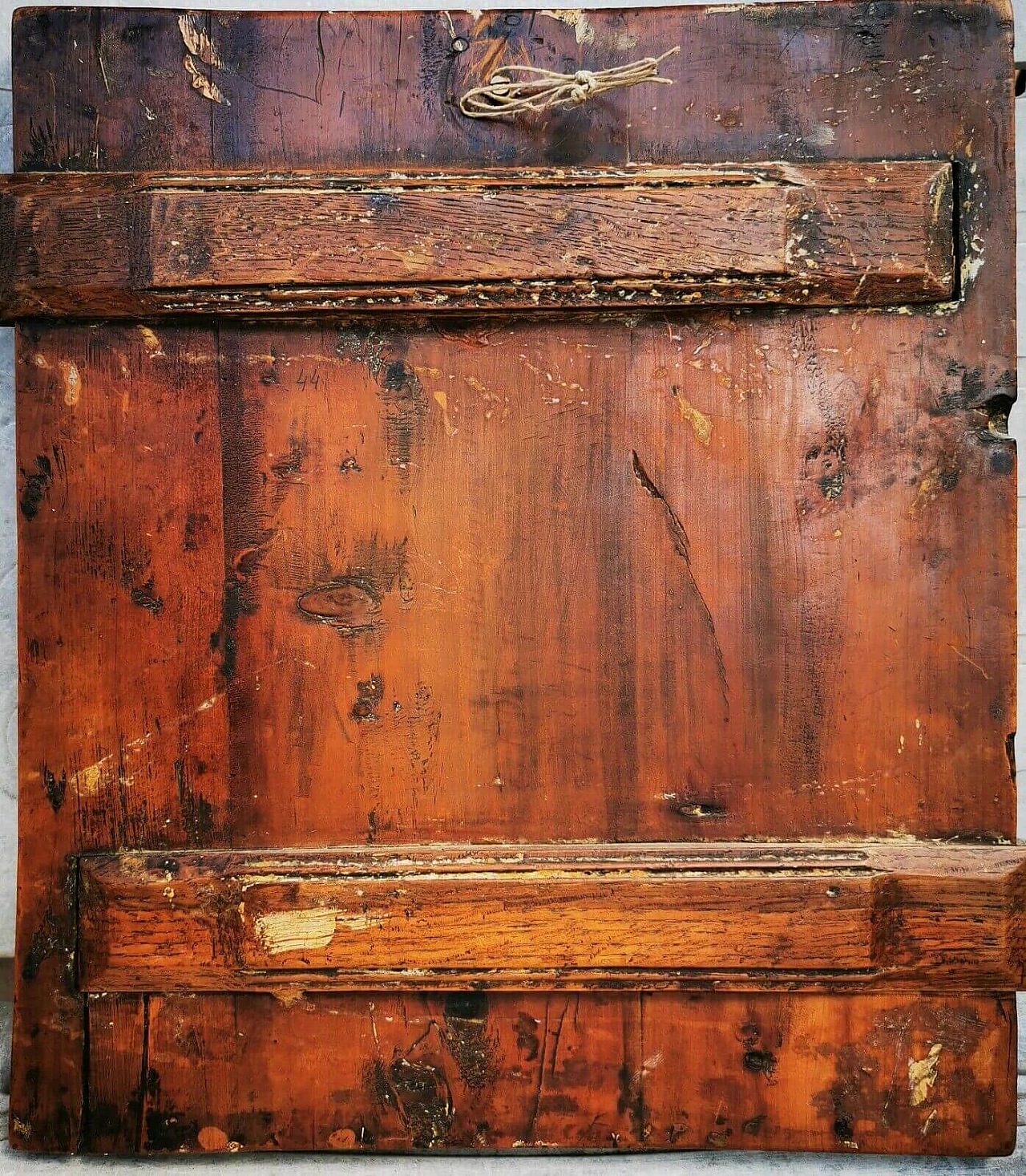 ICONA Russa su tavola, "Resurrezione di Cristo con santi", '800 2