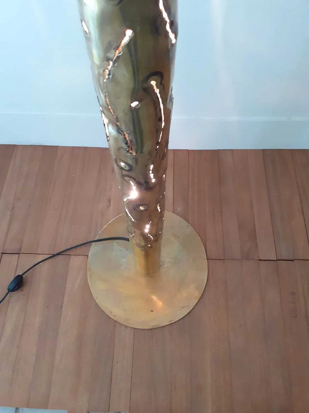 Sputnik brass floor lamp, 1970s 10