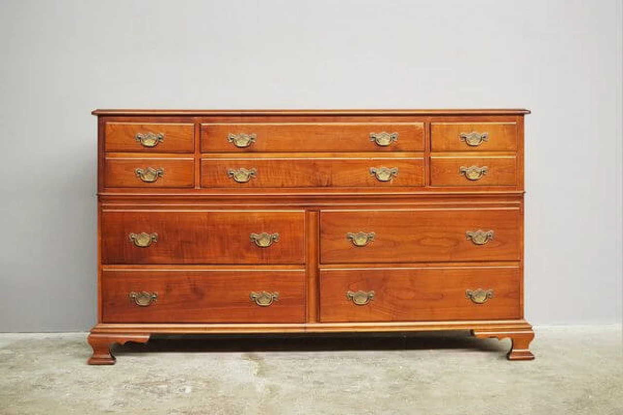 Italian wooden chest of drawers, 1970s 1