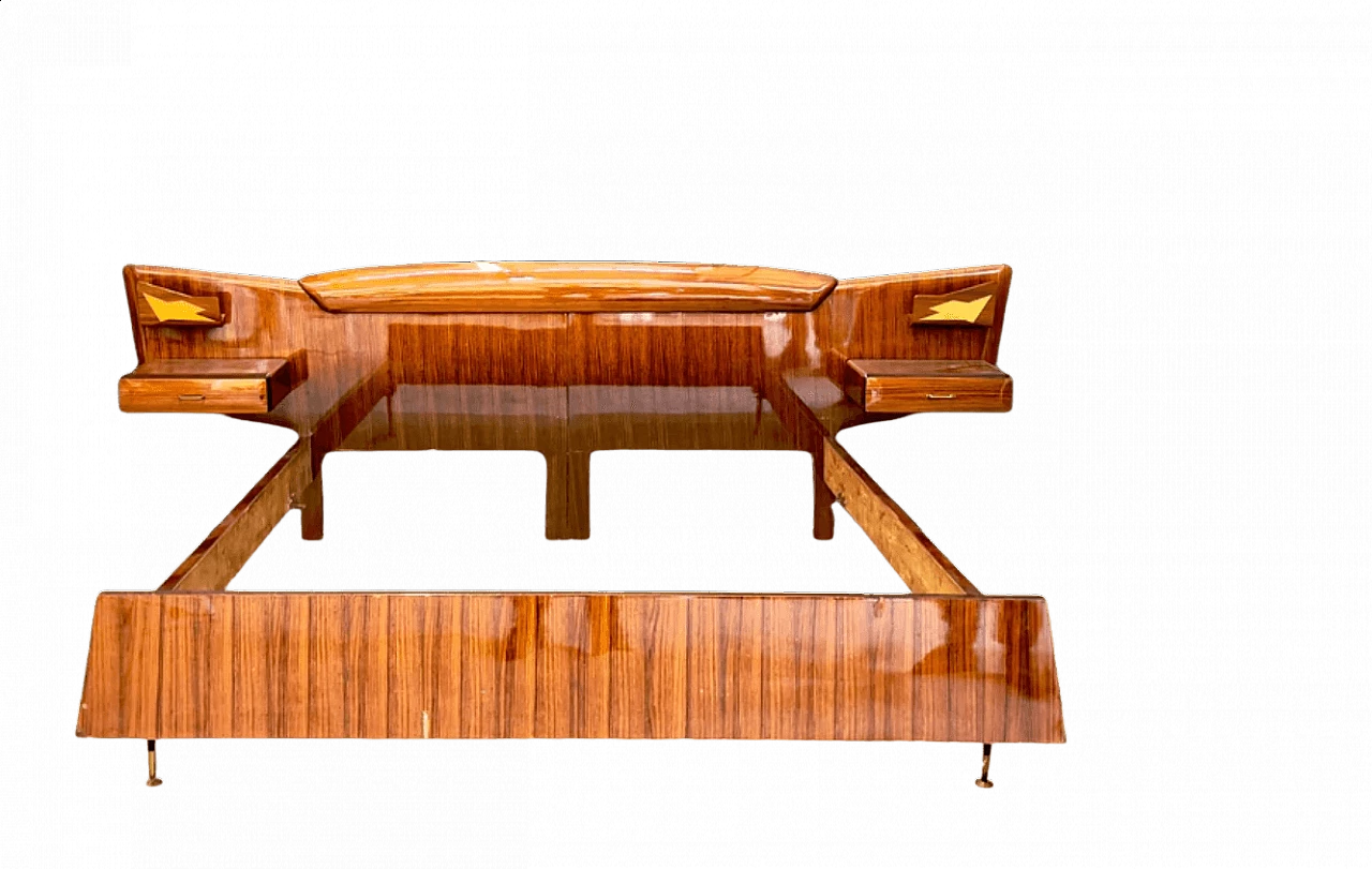 Letto matrimoniale di La Permanente Mobili Cantù, anni '50 7