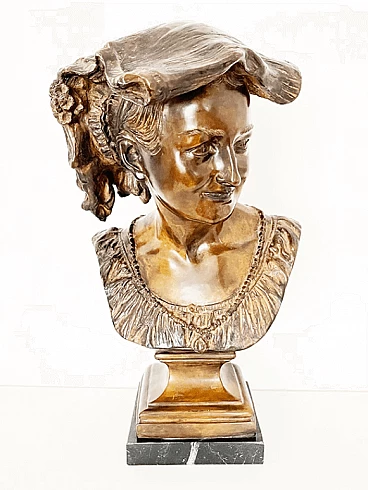 Jean Baptiste Carpeaux, bronze sculpture, 19th century