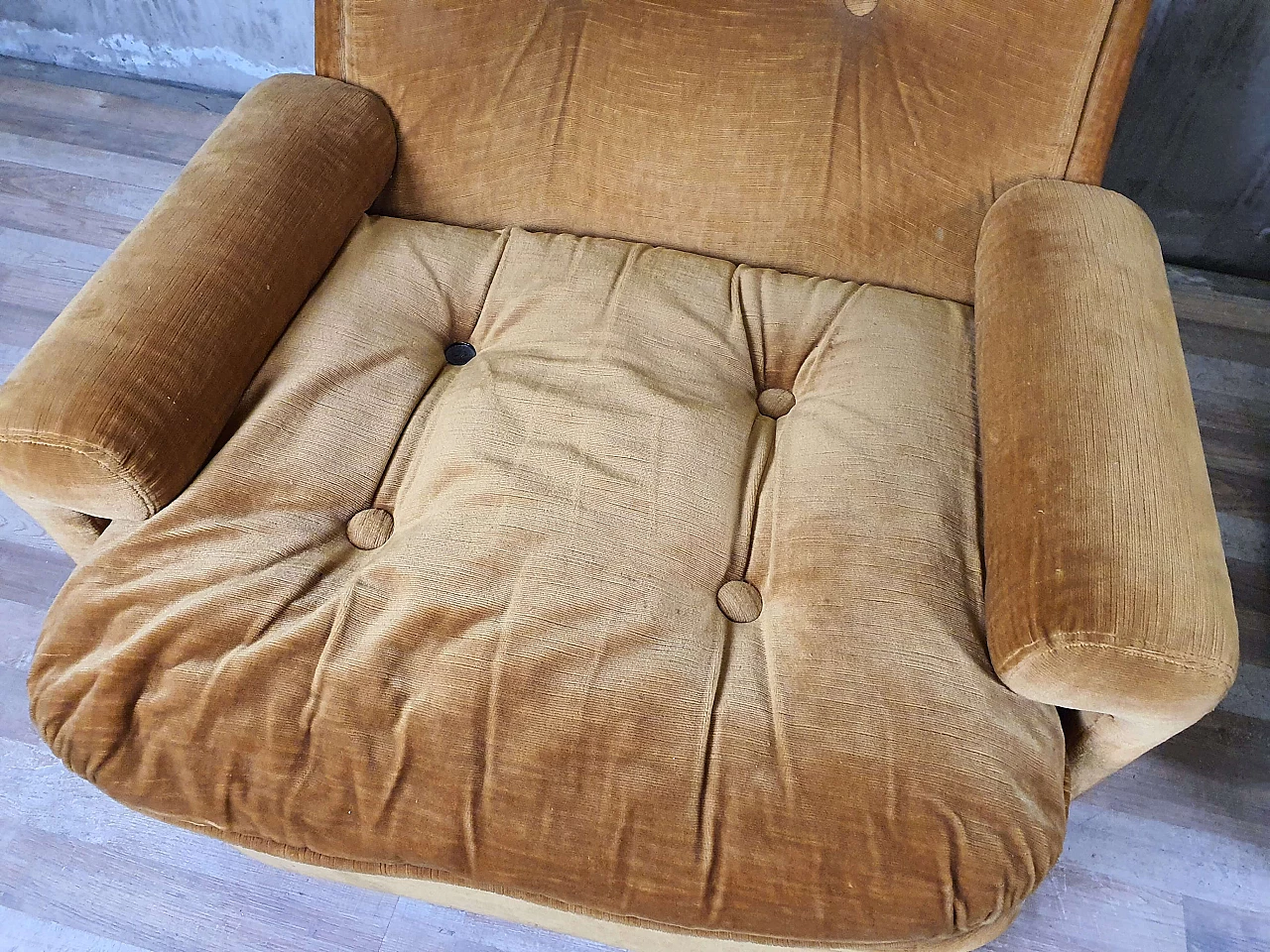 Pair of armchairs model P44 branded Astor, 1960s 13