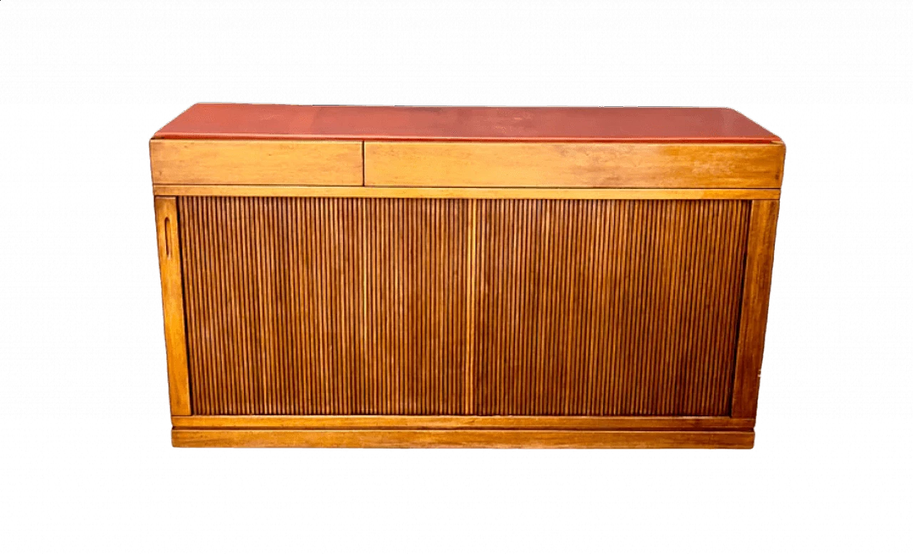 Walnut wood sideboard by Angelo Mangiarotti, 1960s 6