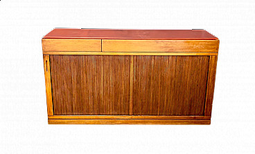 Walnut wood sideboard by Angelo Mangiarotti, 1960s