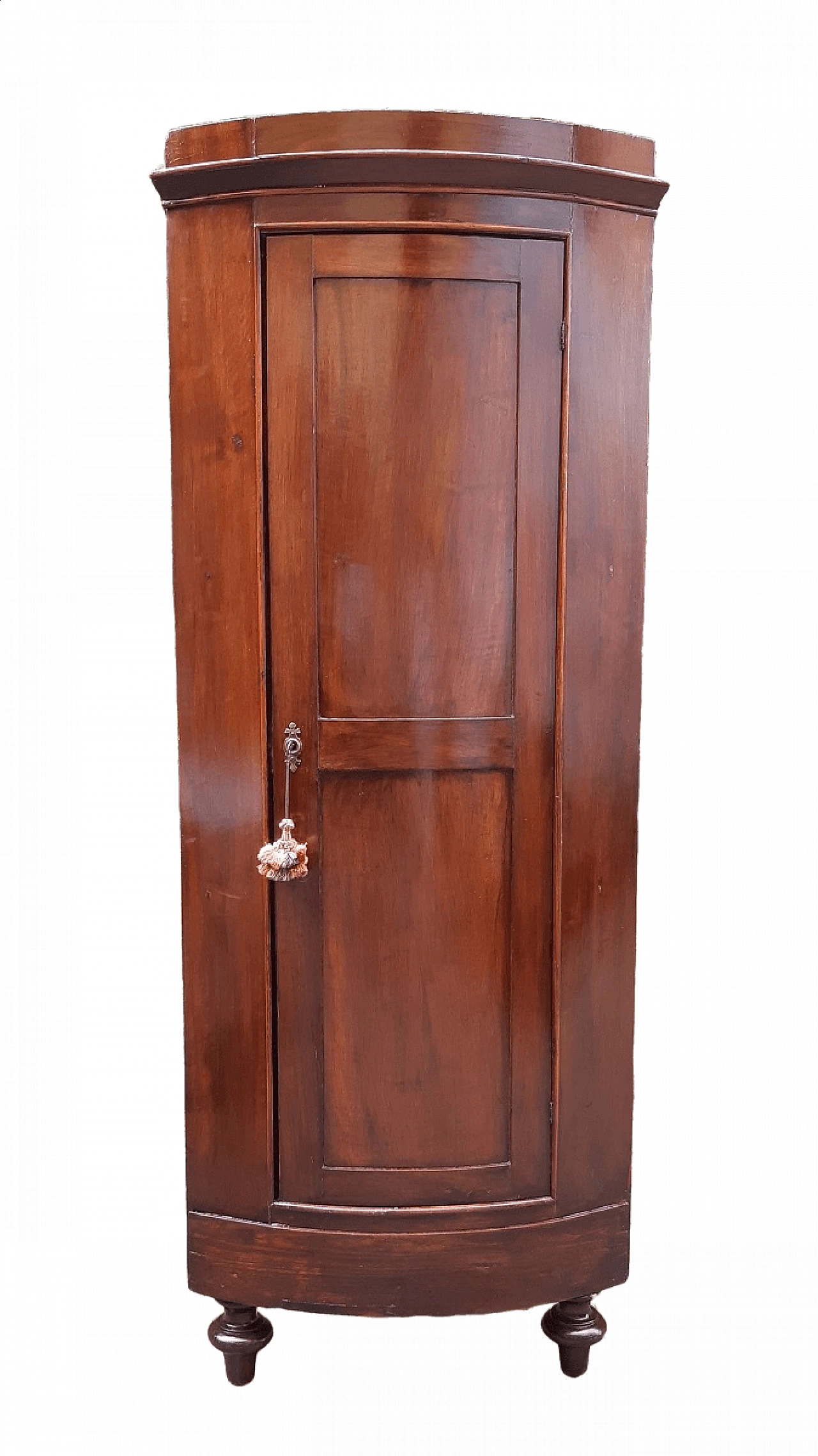 Angoliera cantonale in legno di noce, '800 6