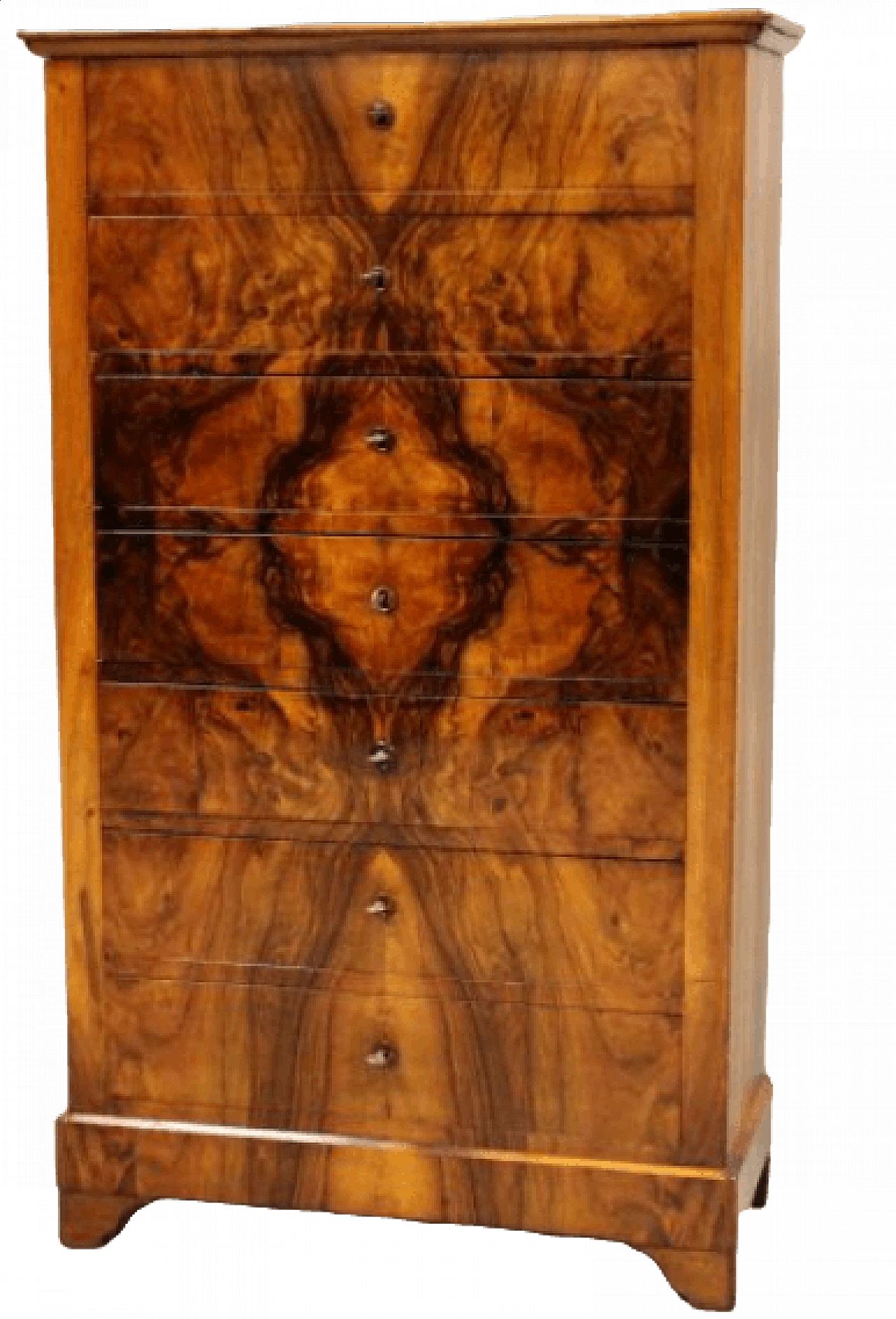 Settimanale in legno di noce, Luigi Filippo, '800 11