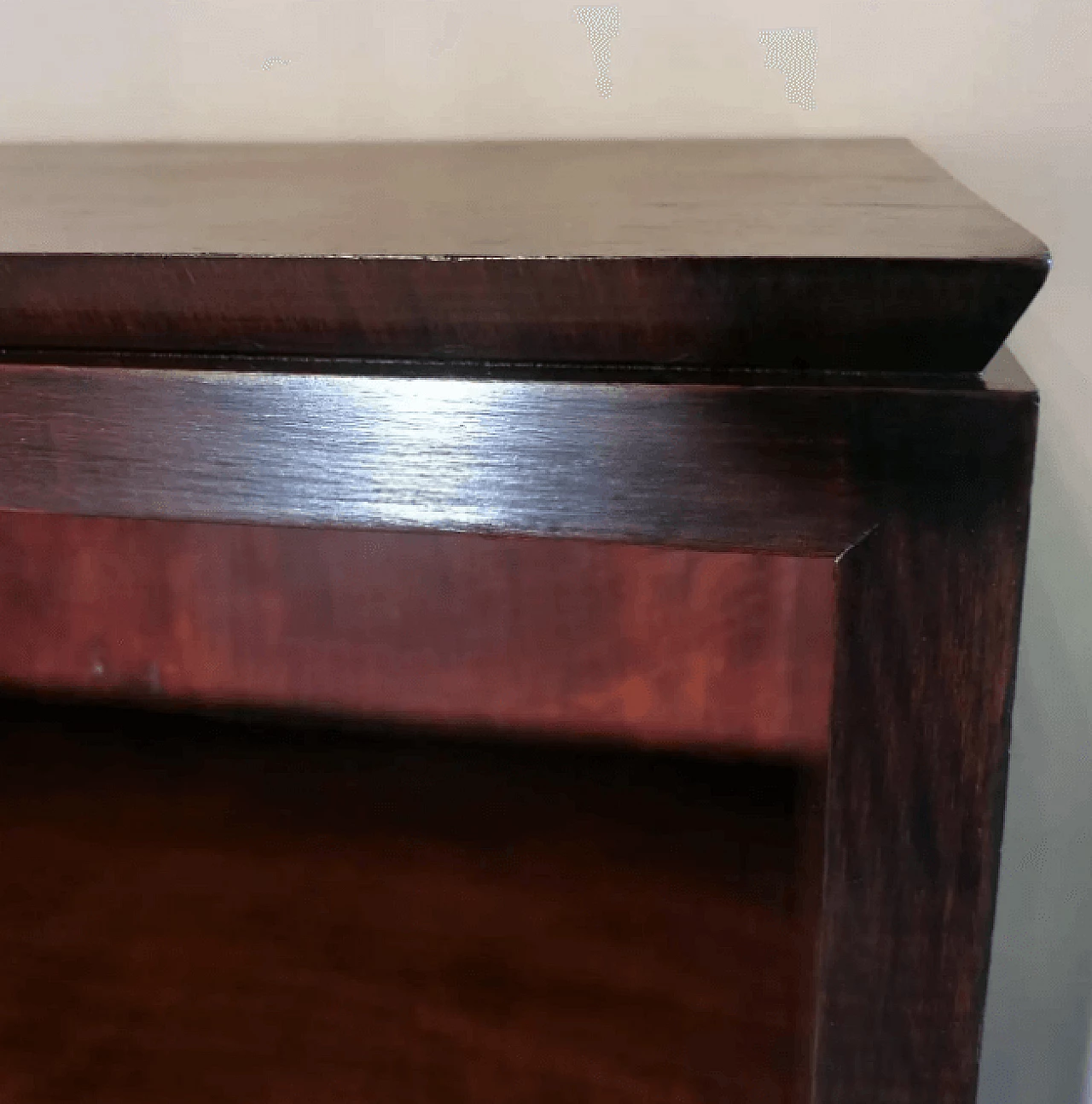 Credenza con ante in legno di noce, anni '30 12