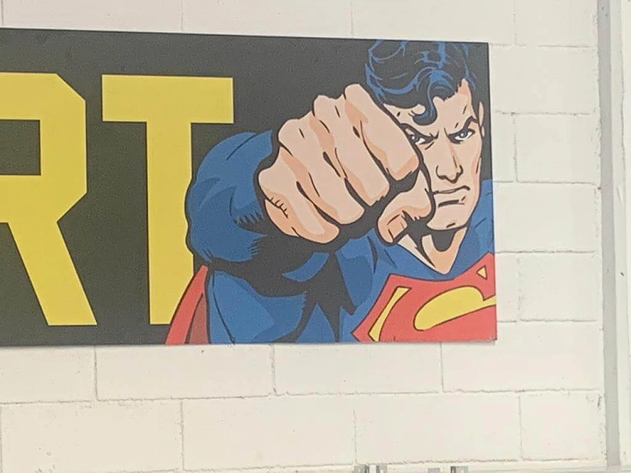 Aluminium panel with super heroes, 1970s 7