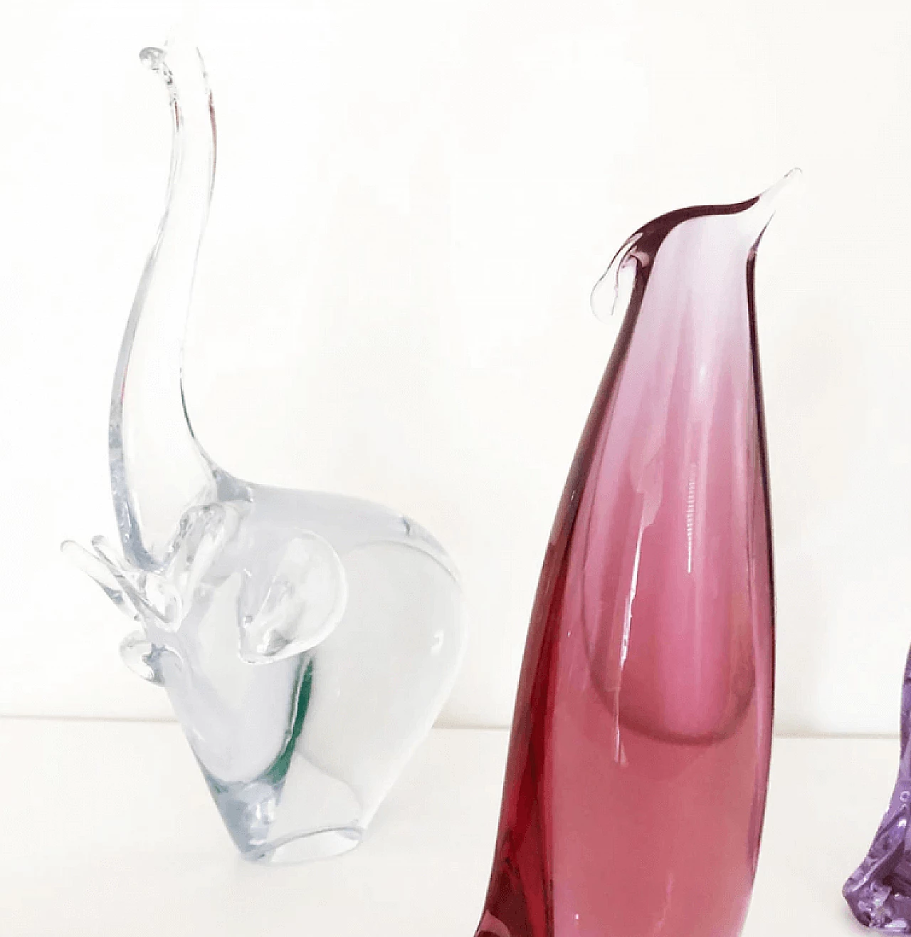 Murano glass animals signed, 1960s 3