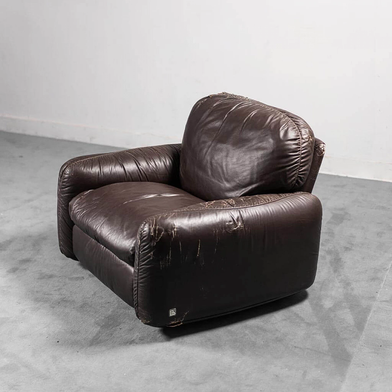 Coppia di poltrone Piumotto di Arrigo Arrigoni per Busnelli, anni '70 4