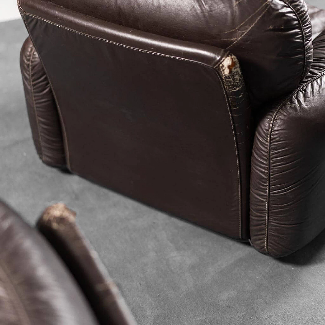 Coppia di poltrone Piumotto di Arrigo Arrigoni per Busnelli, anni '70 7