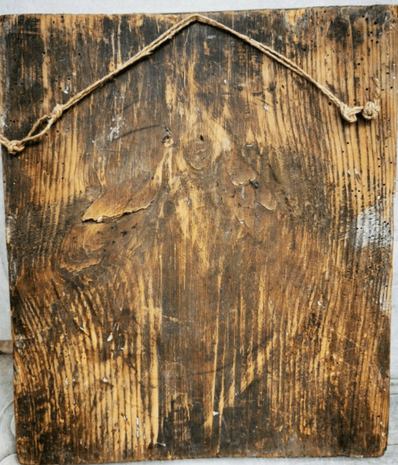 Crocifisso con santi, croce in bronzo, '800 3