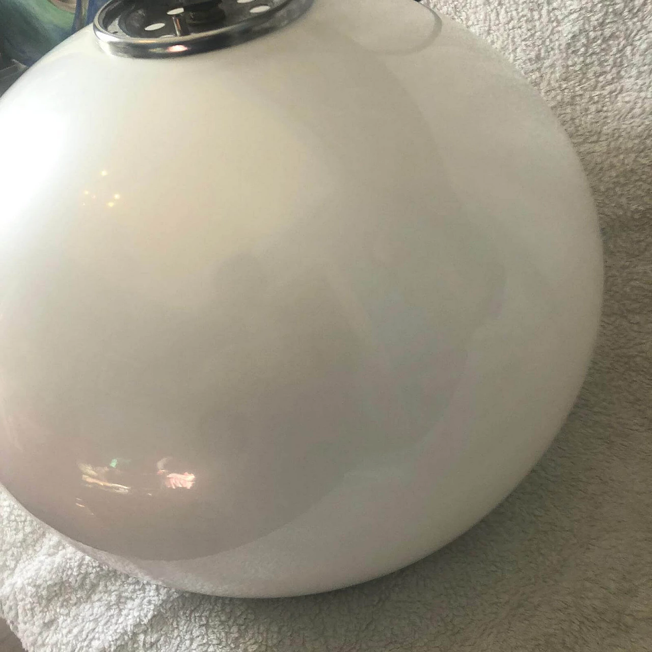 Lampada a sospensione Bud 3029 in alluminio e lucite di Luigi Massoni per Harvey Guzzini, anni '70 11