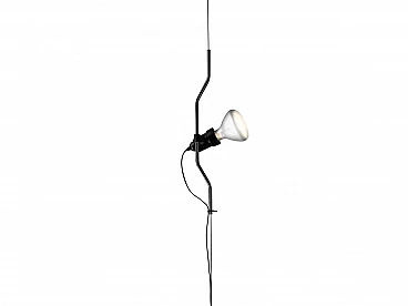 Parentesi suspension lamp in metal and steel by Achille Castiglioni and Pio Manzù for Flos, 70s
