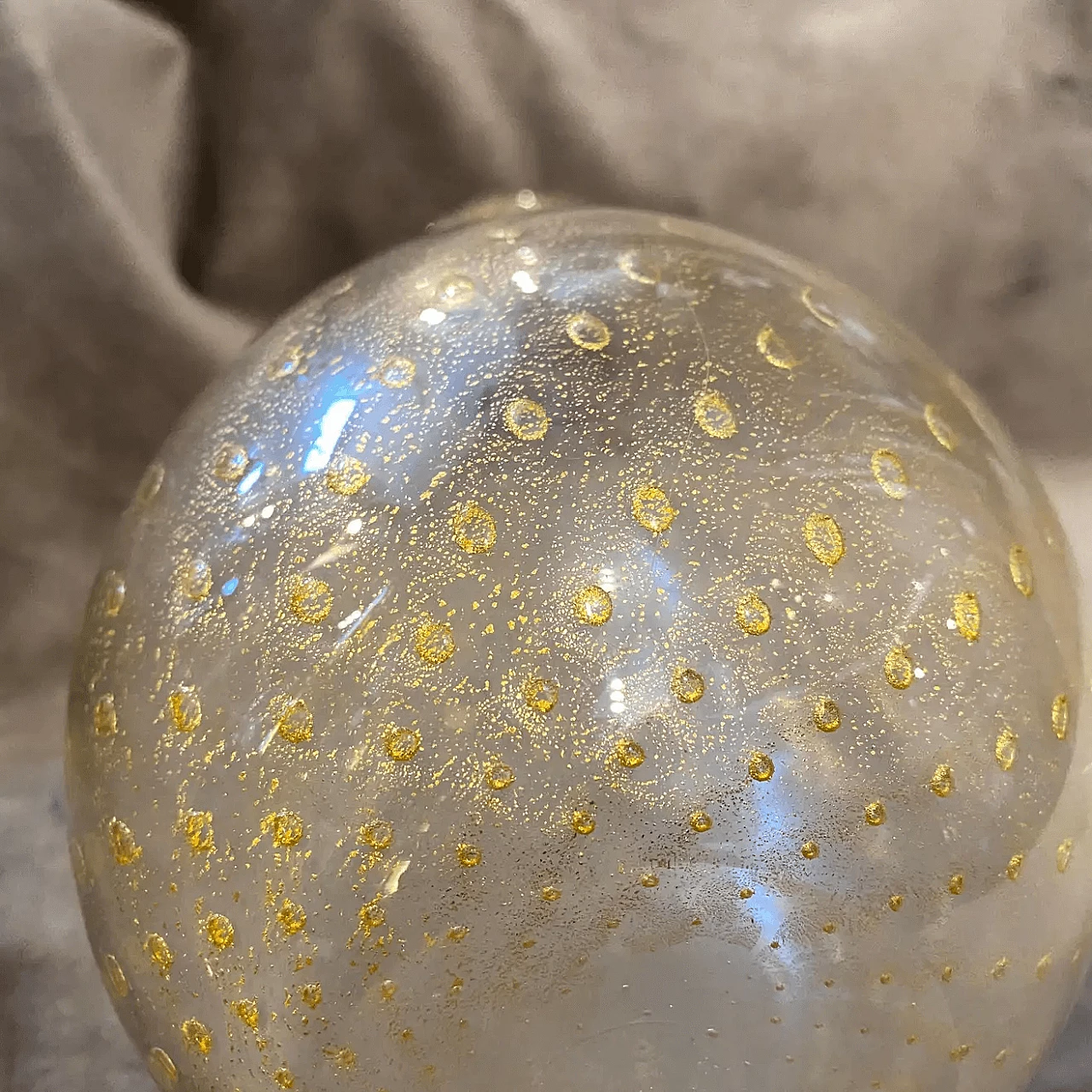 Vaso in stile Barovier in vetro di Murano, anni '60 3