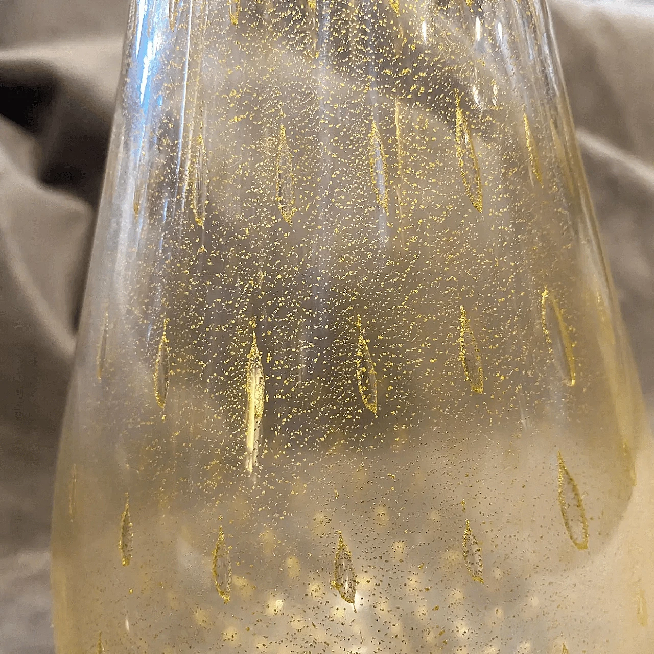 Vase in the style of Barovier in Murano glass, 60s 7