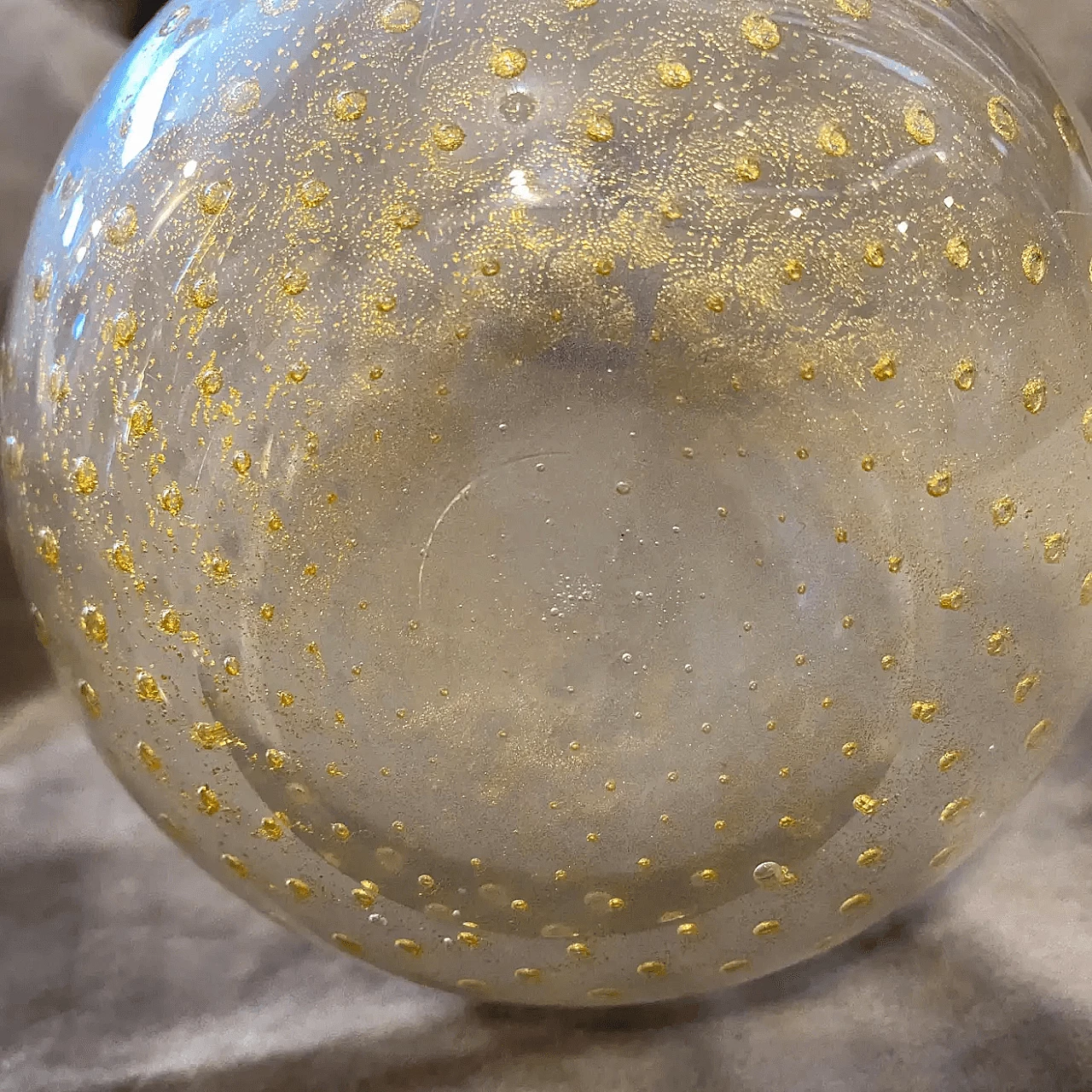 Vase in the style of Barovier in Murano glass, 60s 8