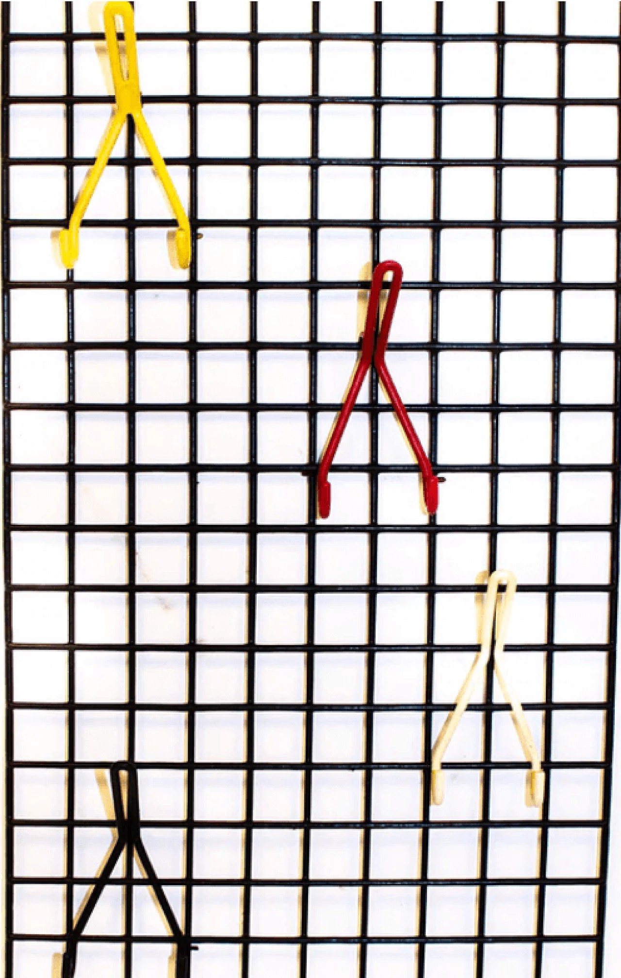 Appendiabiti geometrico in metallo di Karl Fichtel, anni '70 5