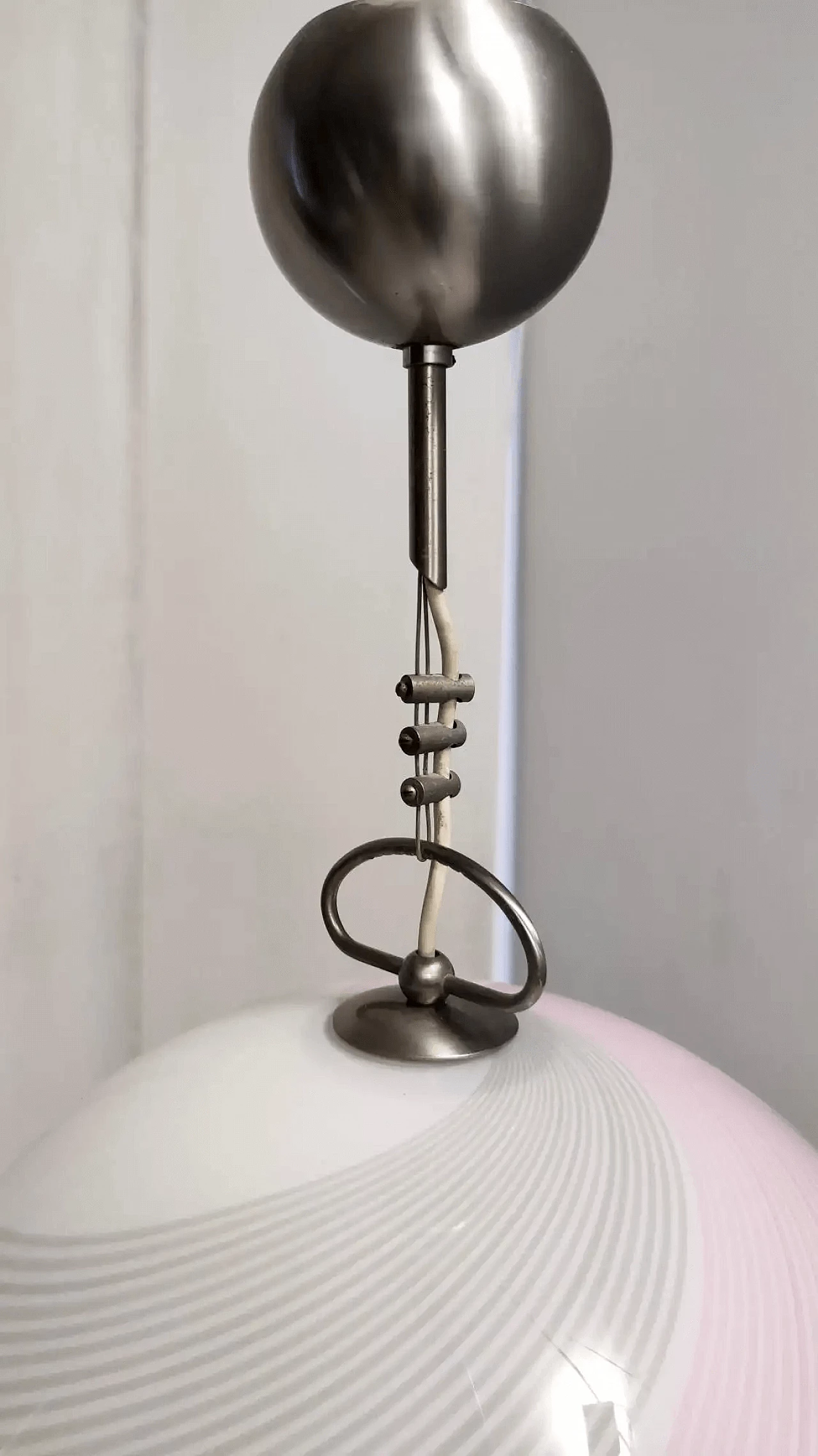 Murano glass bell chandelier by Lino Tagliapietra for La Murrina, 1970s 3