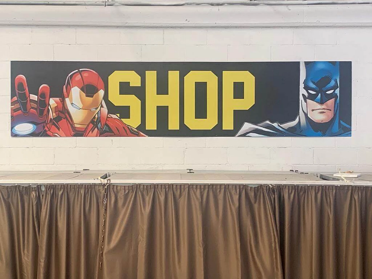 Aluminum Super Heroes Panel, 1970s 1