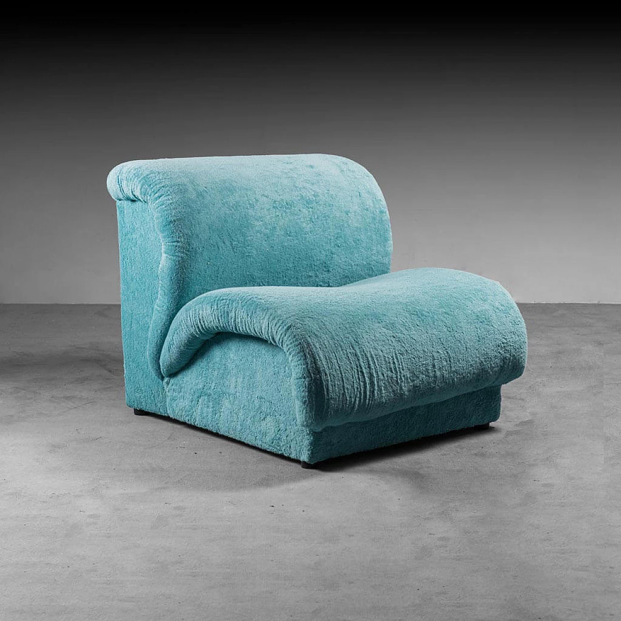 Doimo Saint Florent sponge armchair by Alessandro BIni, 1970s 1