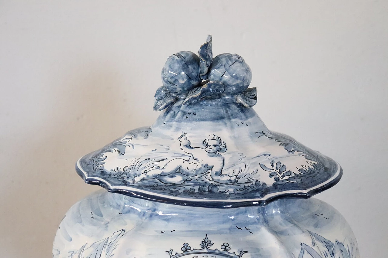 Vaso in ceramica artistica marchio Alba Docilia, anni '30 2