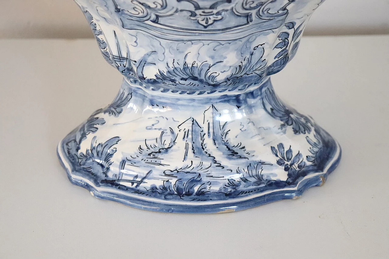 Vaso in ceramica artistica marchio Alba Docilia, anni '30 4