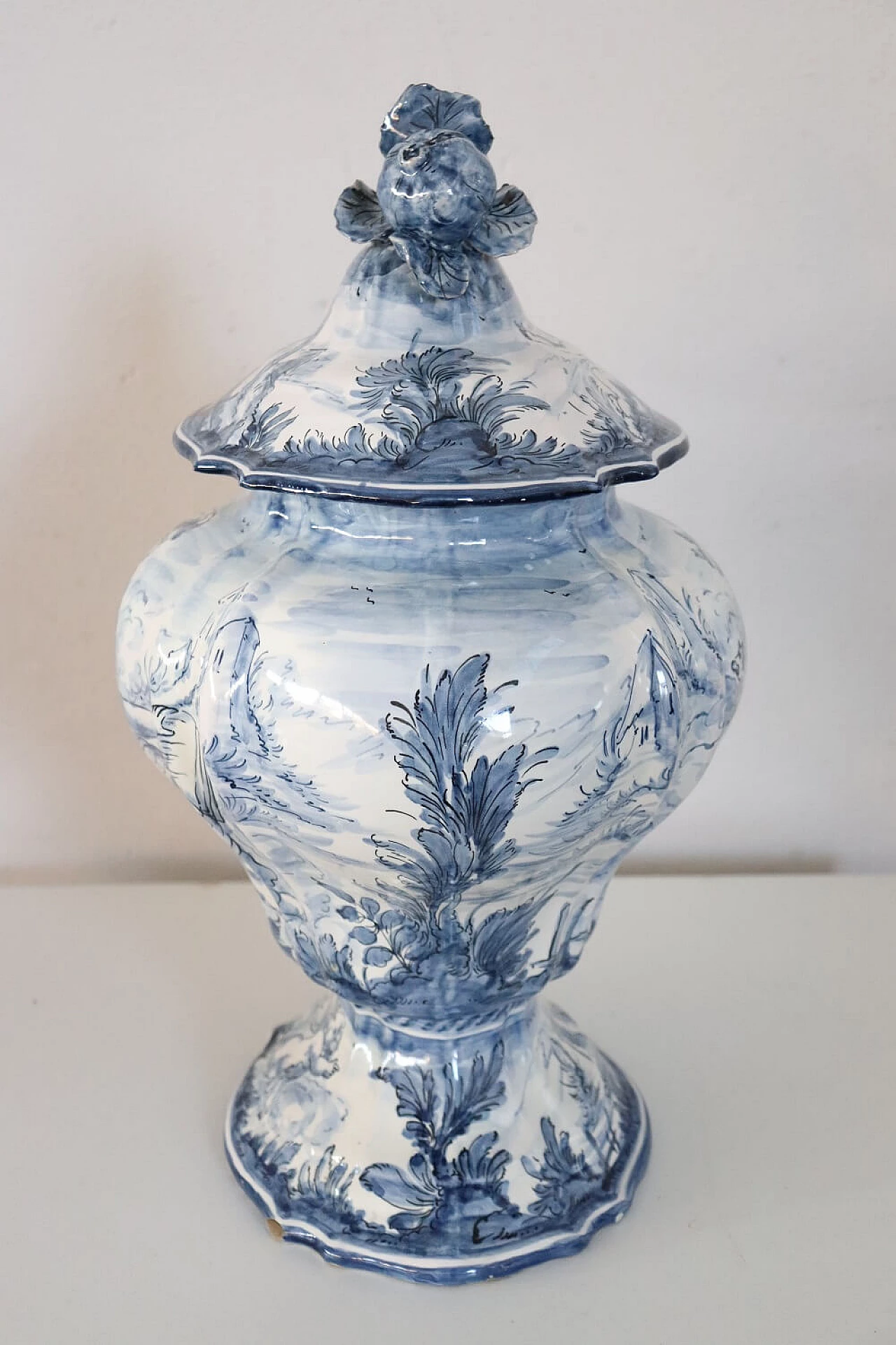 Alba Docilia artistic ceramic vase, 1930s 5