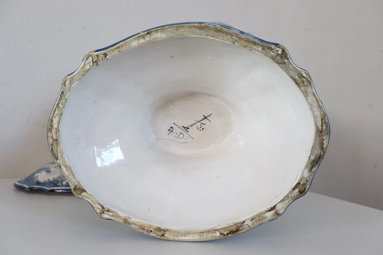 Vaso in ceramica artistica marchio Alba Docilia, anni '30 13