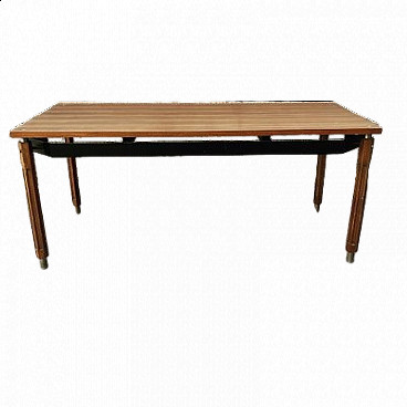 Table with solid wood structure, 1960s