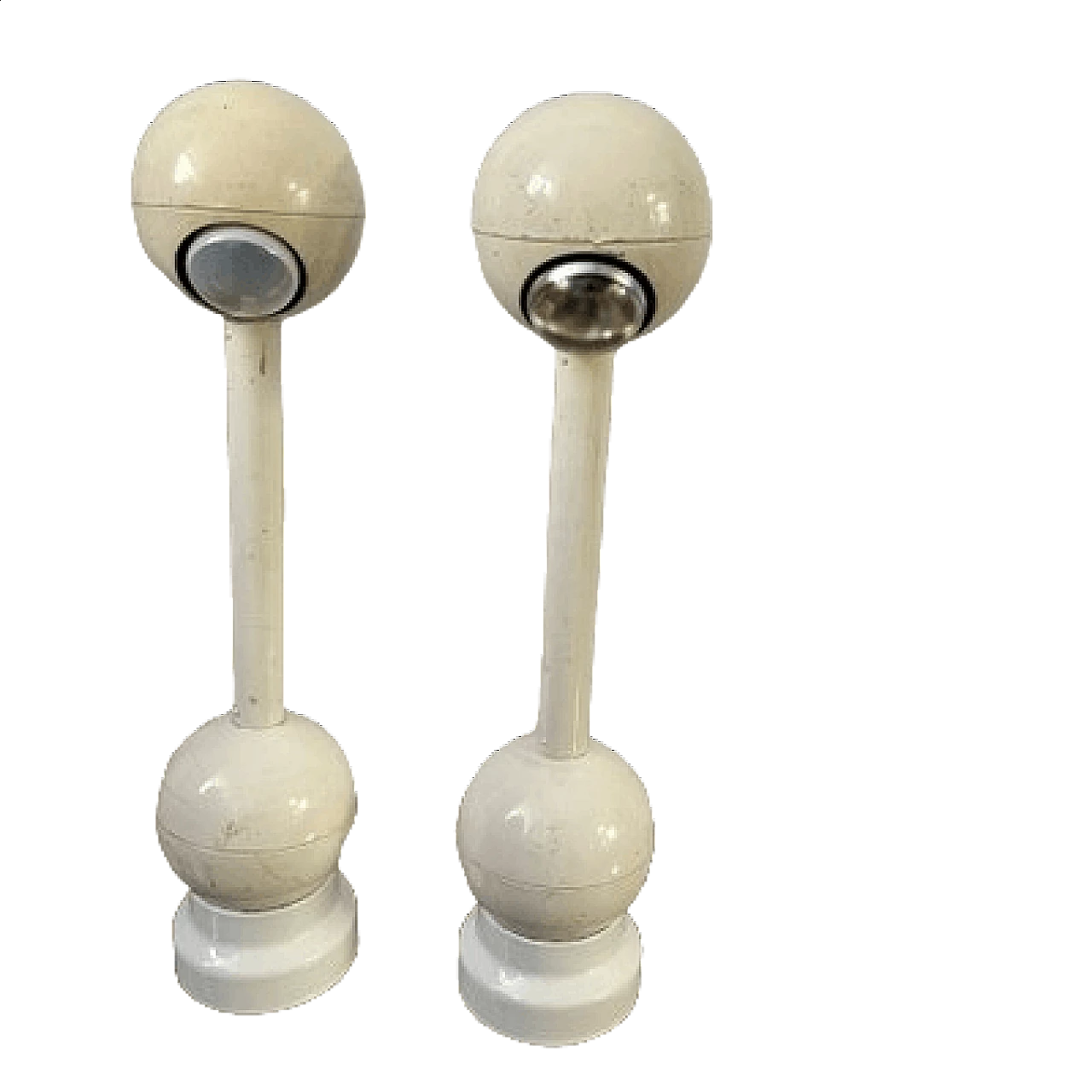 Pair of table lamps with balance by George Kovacs, 1960s. 9