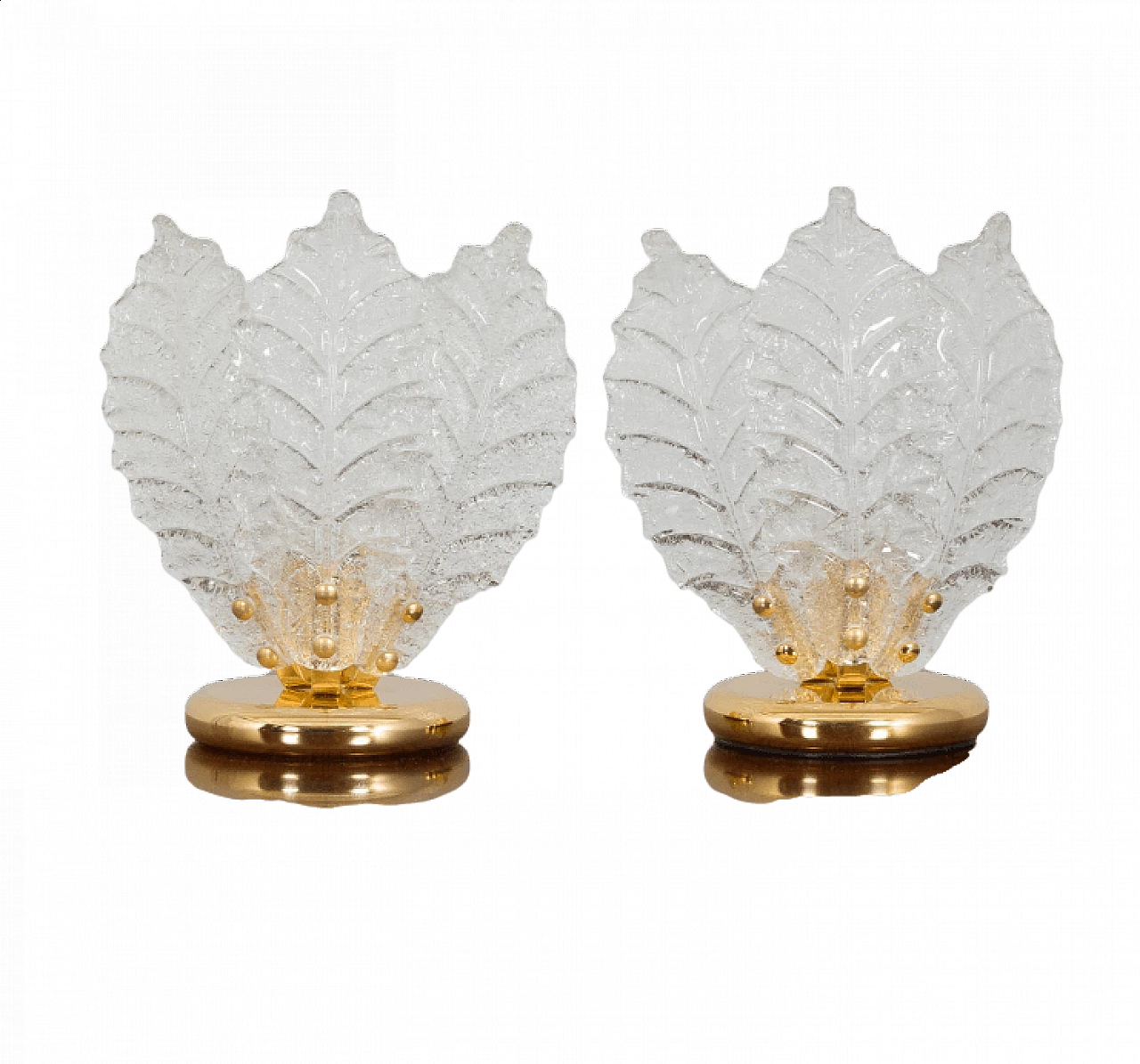 Pair of Murano glass table lamps, 1970s 5