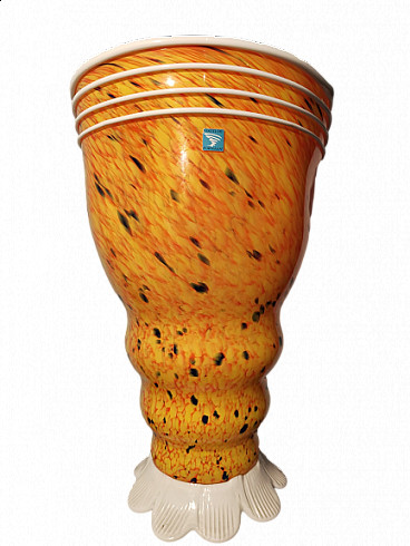 Goti de Fornasa Murano glass lamp by Barovier and Toso, 1980s