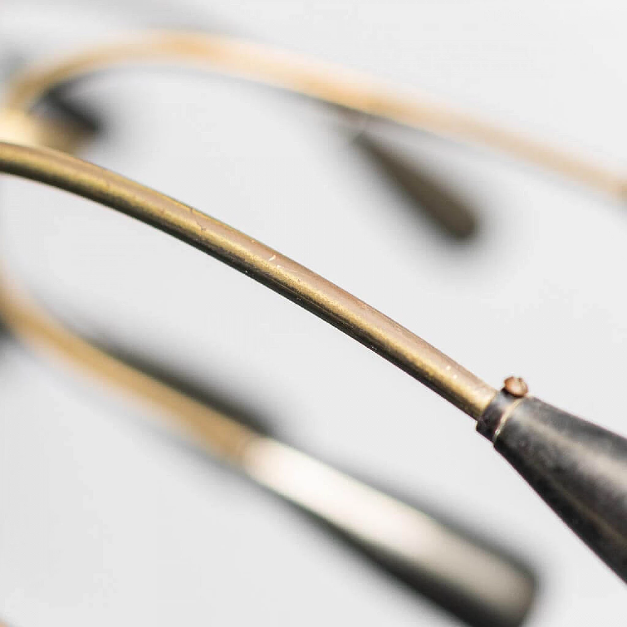 24-light brass chandelier, 1950s 10